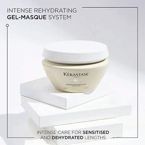 Image 1, Intense rehydrating gel-masque system- intense care fort sensitised and dehydrated lengths Image 2, Before and After- Illustration of the anticipated results obtained after applying the products full Specifique Rotuine: Bain, Argile, Masque and Serum, after one use and styling. Results may vary from one individual to another. Image 3, Key Ingredients- Vitamin B6, Menthol, Amino Acid. Image 4, Divalent, Hovig Etoyan, Global Professional Ambassador- A greasy, oil-prone scalp is a common problem. It helps balance the sebum cycel and purify an oily scalp. Hair is Volumised and Conditioned with a healthy shine.