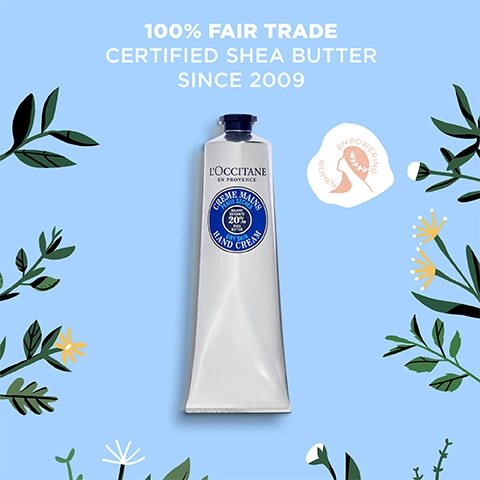 100% fair trade. certified shea butter since 2009
