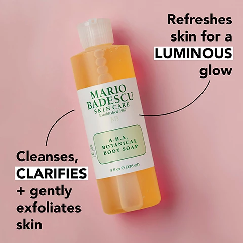 Image 1, refreshes skin for a luminous glow. cleanses, clarifies and gently exfoliates skin. image 2, rejuvenating grapefruit extract. invigorating and antioxidant rich ginseng extract. exfoliating glycolic acid.