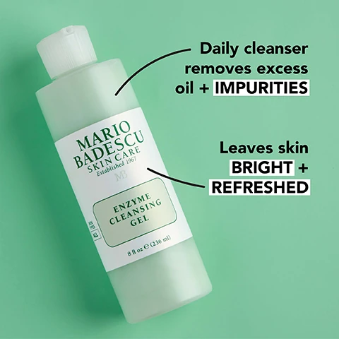 daily cleanser removes excess oil and impurities. leaves skin bright and refreshed
