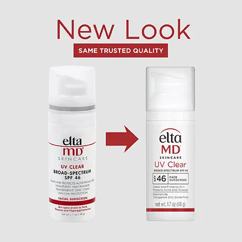 Image 1, New Look, same trusted quality. Image 2, New Look, same trusted quality