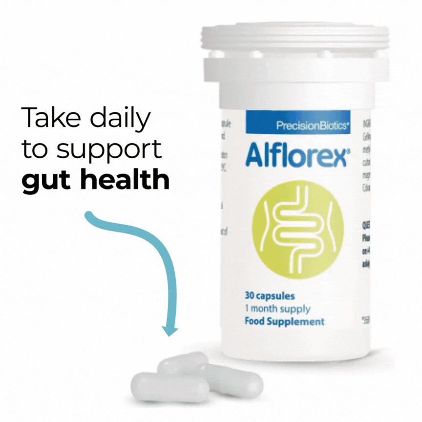 take daily to support gut health. vegan, low fodmap diet, gluten free, sugar free, lactose free, soya free. Ingredients corn starch, gelling agent, hydroxypropyl methyl cellulose, bacterial culture, anti-caking agent magnesium stearate. 35624 culture (bifidobacterium longum)1x10 cfu PER CAPSULE. nrv - nutrient reference value cfu colony forming units. Scientifically 35624 studied.Scientifically proven to reach the gut in peak condition
