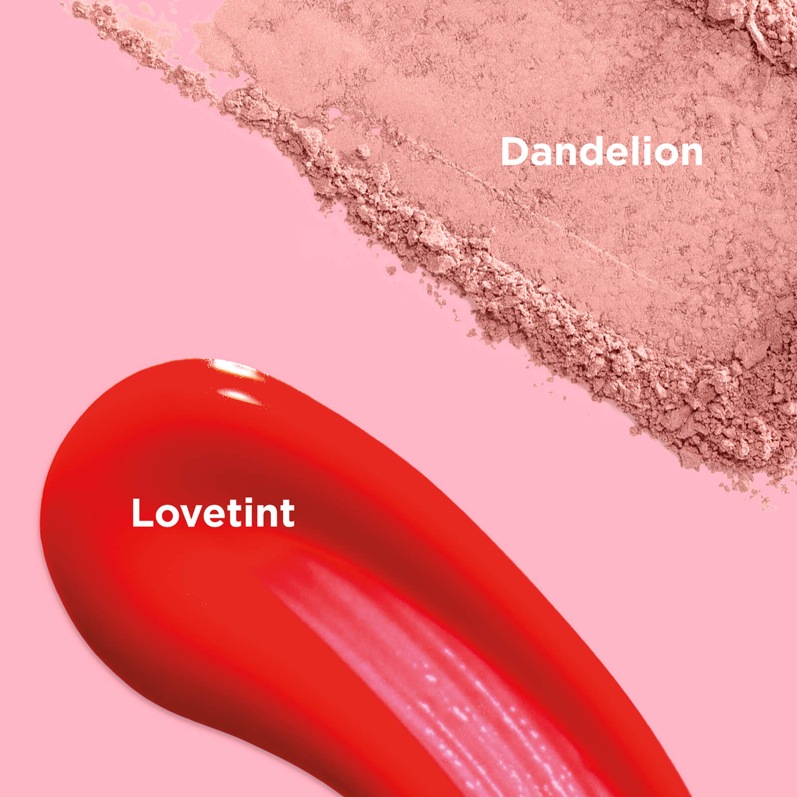 Brightening Blusher and Lip and Cheek Tint Duo swatches