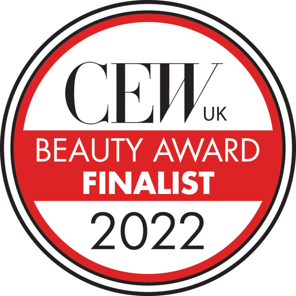 CEW UK, Beauty award finalist 2022