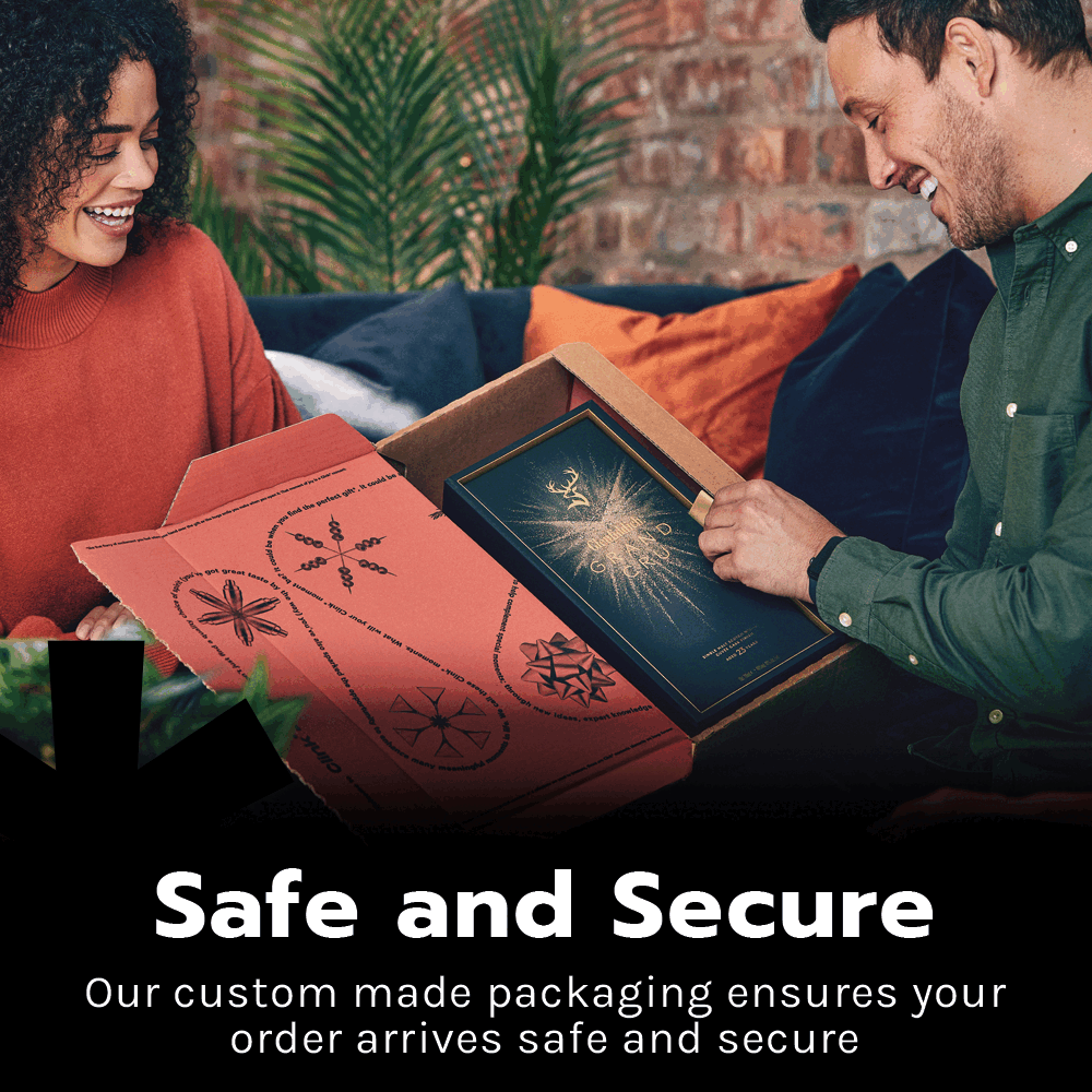Safe and secure our custom made packaging ensures your order arrives safe and secure