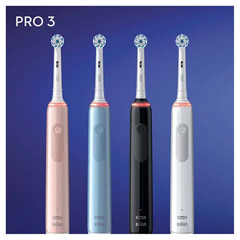 Oral B Pro 3. 30 day moneyback guarantee. Brush features: 2 week li-ion battery. Pro timer. 3 brushing modes. 360 degrees pressure control.