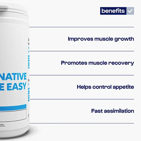 100% Native proteins, preserved amino acids. Ceramic microfiltration innovative ultra-soft process, No deterioration no additives, no harmful heat treatment. Improves muscle growth, promotes muscle recovery, helps contol appetite, fast assimilation. Creatine Creapure, increases muscle strength, BCAA 4.1.1 Constructors improves muscle recovery. Why nutrimuscle®?
              <<
              NUTRIMUSCLE
              WHEY NATIVE ISOLATE EASY SHAKE
              FAST RELEASE
              500 grammes grams
              portions servings
              Expert
              Sante Healthy
              nutrimuscle®
              Protein taken directly from the milk
              Cold extraction = preserved protein
              2
              X
              Excellent miscibility without additives
              French milk
              X standard
              X
              Protein from cheese waste
              Heat treatment = denatured protein
              Miscible with GMO soy lecithin
              Milk of unknown origin