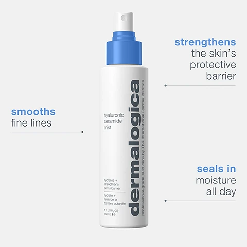 smooths fine lines. strengthens the skin's protective barrier. seals in moisture all day.
