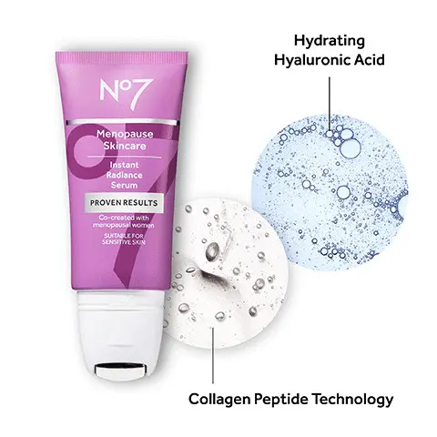 Serum Hydrating hyaluronic acid & collagen peptide technology Improve the appearance of collagen depleted skin in week* *Appearance of collagen depleted skin relates to: Dull, Dry, Fine Lines, Lack of firmness. 2022 Beauty Awards