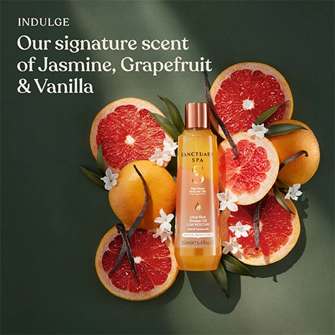 Image 1, indulge our signature scent of jasmine, grapefruit and vanilla
