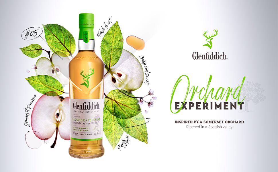 Glenfiddich. 

                                  PE IMEN 
                                  IN IST • SOMERSET ORCHARD Ripened in a Scottish valley 

                                  