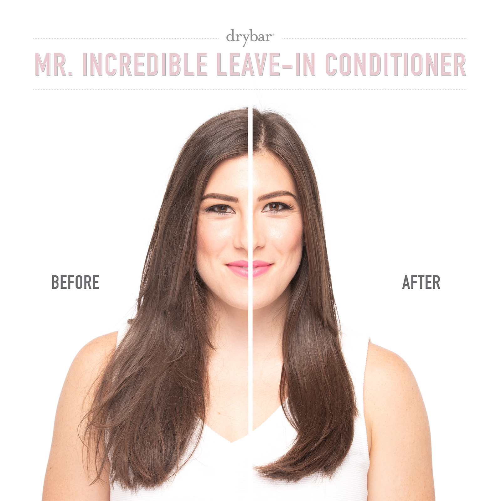 drybar mr.incredible leave in condtioner before/after