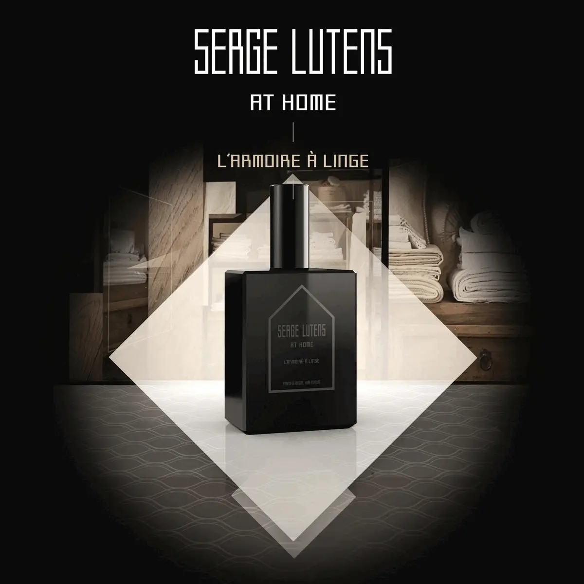 Image 1 and 2, serge lutens at home, l'armoire a linge