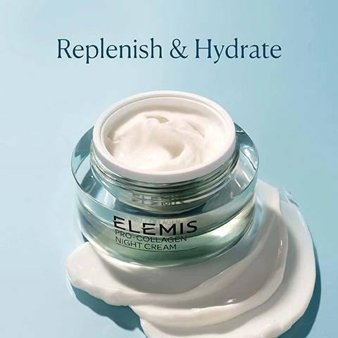 Image 1, replenish and hydrate. image 2, 97% agreed this product delivered vital moisture to their dehydrated skin overnight. 96% said skin felt smoother. independent clinical trials 2021. results based on 38 people over 4 weeks. image 3, laminara digitata extract restores and repairs skin. red algae revitalises complexion. padina pavonica hydrates and supports anti-aging. image 4, marine cream SPF 3 in 1 anti wrinkle day cream hydrates and protects. night cream nourishing night cream delivers intense moisture for firmer, radiant looking skin. image 5, which marine cream is right for you? original = smooth and hydrate. SPF = protect and hydrate. ultra-rich = nourish and hydrate. rose-infused = soothe and hydrate.