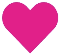 Barbie pink heart icon