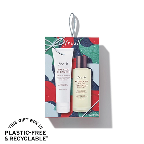 This gift box is plastic free and recyclable