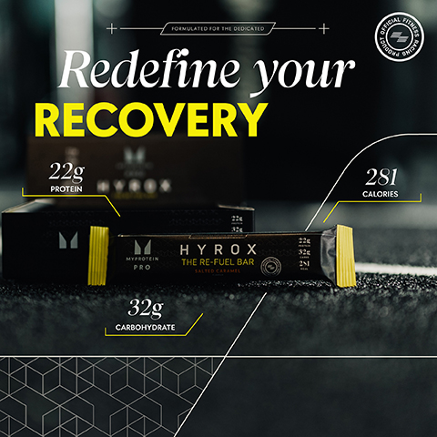 redefine your recovery. 22g protein. 281 calories. 32g carbohydrate.