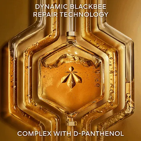 Image 1, DYNAMIC BLACKBEE REPAIR TECHNOLOGY COMPLEX WITH D-PANTHENOL Image 2, 95% NATURALLY-DERIVED INGREDIENTS Calculation based on the international ISO standard 16128, including water. The remaining 5% contribute to optimising the formula's integrity over time and its sensorial texture Image 3, SMOOTHER +46% RADIANCE +129% ABEILLE ROYALE Image 4, GUERLAIN IS ACTIVELY COMMITTED TO PROTECTING BEES, THE SENTINELS OF THE ENVIRONMENT. GUERLAIN