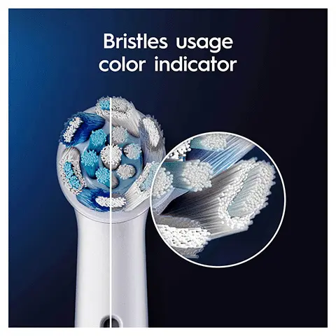 birstles usage colour indicator, ultimate clean, compatible with oral b io toothbrushes