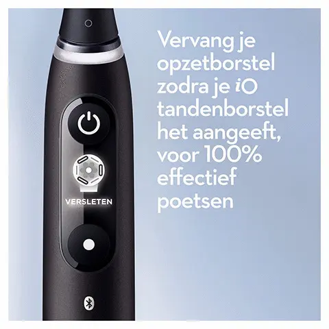 Oral B, Vervang de opzetborstel zodra het lampje je herinnert, voor 100% effectief poetsen