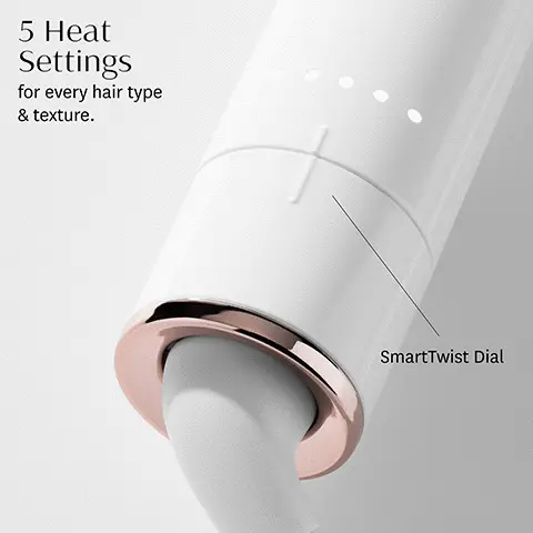 Image 1- Lightweight and ergonomic design for effortless, easy styling Image 2- Beautiful, voluminous curls that last Image 3- 5 heat settings for every hair type and texture, smart twist dial Image 4- Digital T3 singlepass technology delivers fast, one-pass styling Image 5- ceramic heater technology for minimised heat exposure, but perfect, lasting curls