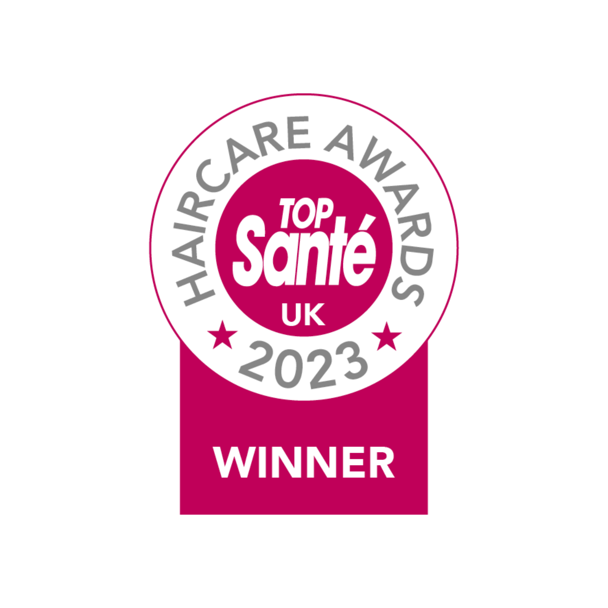 Haircare awards, 2023. Top Samtee UK. Winner.