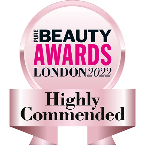 Pure Beauty awards London 2022 Highly Commended