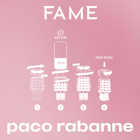 FAME AUTO STOP PRESS TO SEAL paco rabanne