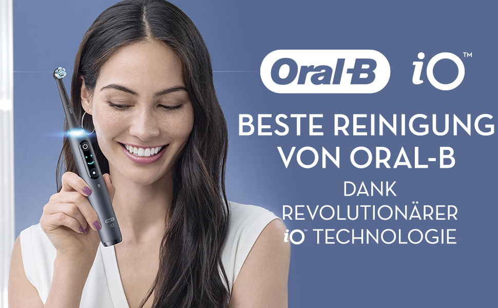 Oral-B iO. Beste Reinigung Von Oral-B. Dank Revolutionarer iO technologie.