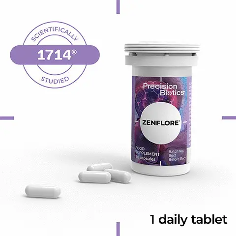 1 daily tablet, cannot rate zenflore highly enough. Gluten free, Soya free, Dairy Free, Lactose free 