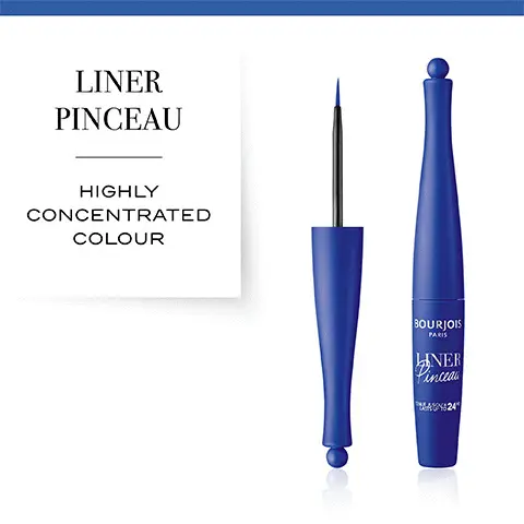 Liner Pinceau highly concentrated colour. Image 2, Intense colour. Image 3, High precision brush. Image 4, Available in 8 shades