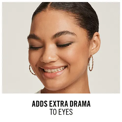 Image 1, Adds extra drama to eyes. Image 2, Soft smooth and creamy. Image 3, Easy application. Image 4, Waterproof and long-lasting colour.