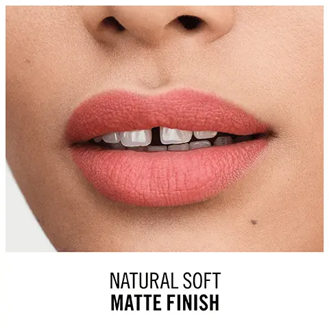 Image 1, Natural soft matte finish.Image 2, long lasting lipstick. Image 3, Glides on seamlessly. Image 4, Available in 15 shades