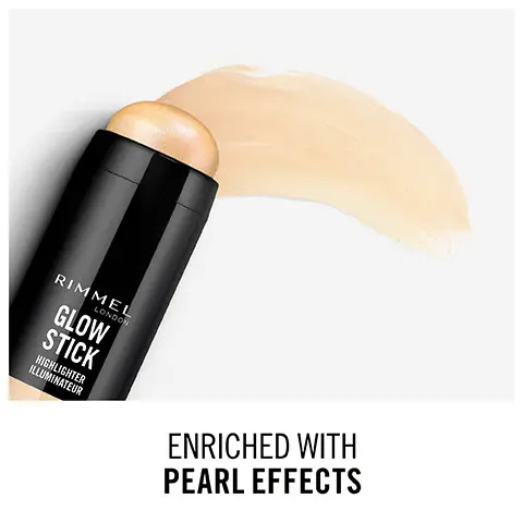 Image 1, Enriched with pearl effects. Image 2, Precise creamy and buildable chubby stick