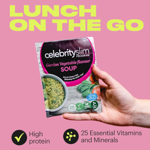 25 vitamins and minerals. Lunch on the Go.