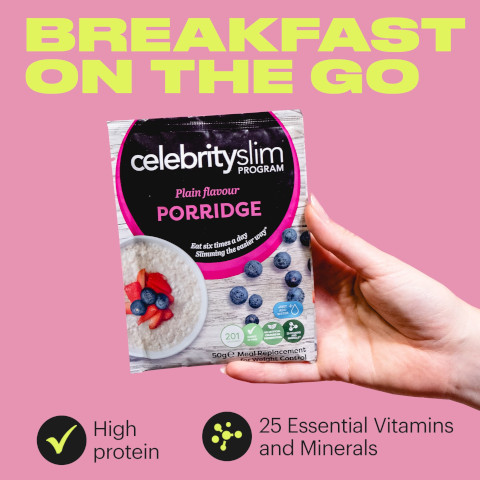 Breakfast on the go. High Protein. 25 Essential vitamins and minerals.