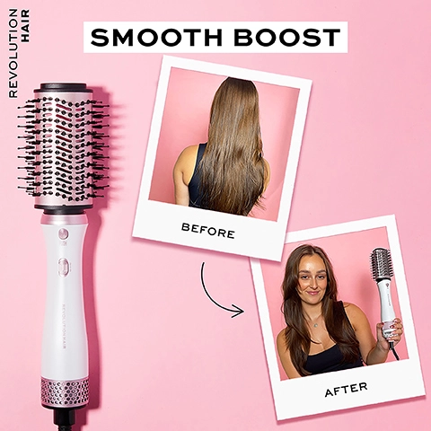 Smooth Boost before and after. Revolution Hair.