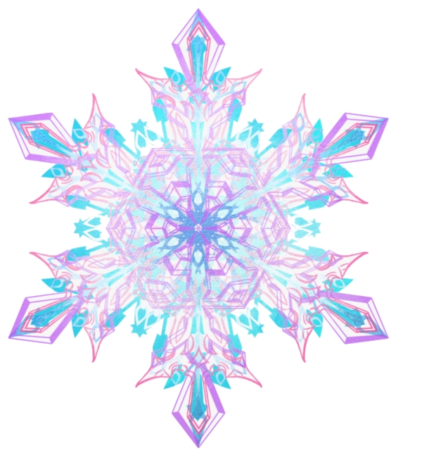 Purple Snowflake