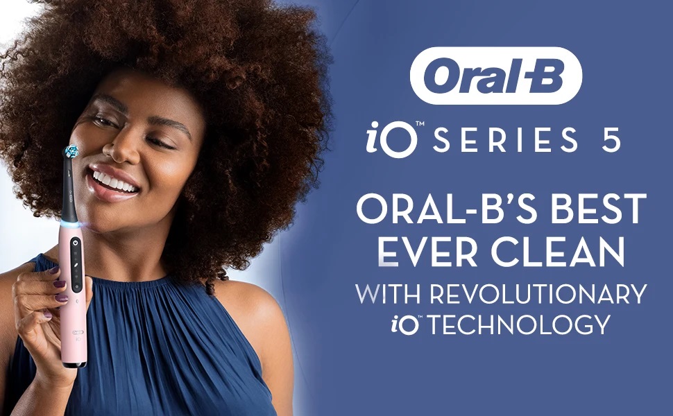 OralB iO SERIES 5. ORAL-B'S BEST EVER CLEAN WITH REVOLUTIONARY i0 TECHNOLOGY