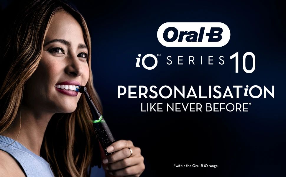 Oral-B iO™ SERIES 10 PERSONALISATION LIKE NEVER BEFORE. within the Oral-B iO range.
