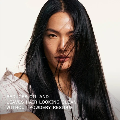 Image 1 - A woman with long, black hair partly covering her face, wearing a white and striped shirt, with the text that reads reduces oil and leaves hair looking clean without powdery residue.
              Image 2 - A hand holds an OLAPLEX No. 4D Clean Volume Detox dry shampoo bottle, with the text 100% SAW NO WHITE RESIDUE* *In an independent consumer perception study of 30 participants after 3 consecutive use displayed above and below the bottle.
              Image 3 - Image shows a split comparison of hair before and after treatment; on the left, hair appears flat with visible scalp, and on the right, hair looks voluminous and healthy with smooth bangs. Visible text includes BEFORE, AFTER, UNTETCHED IMAGES, and *Results may vary. Results achieved by dry cleansing with N°4D Clean Volume Detox Dry Shampoo and applying OLAPLEX N°7 Bonding Oil™ to finish.
              Image 4 - Image shows two side-by-side comparisons of hair before and after using hair products, with BEFORE on the left and AFTER on the right; visible text includes UNTOUCHED IMAGES, *Results may vary. Results achieved by dry cleansing with N°4D Clean Volume Detox Dry Shampoo and applying OLAPLEX N°7 Bonding Oil™ to finish.
              Image 5 - Image shows two OLAPLEX hair care products on a light background: a white bottle of OLAPLEX No. 4D dry shampoo labeled CLEAN VOLUME DETOX on the left and a small yellow bottle of OLAPLEX No. 7 bonding oil on the right, with accompanying text Add OLAPLEX No. 7 for Healthy Shine, Reduce Oil + No Residue, and Boost Shine + Softness.