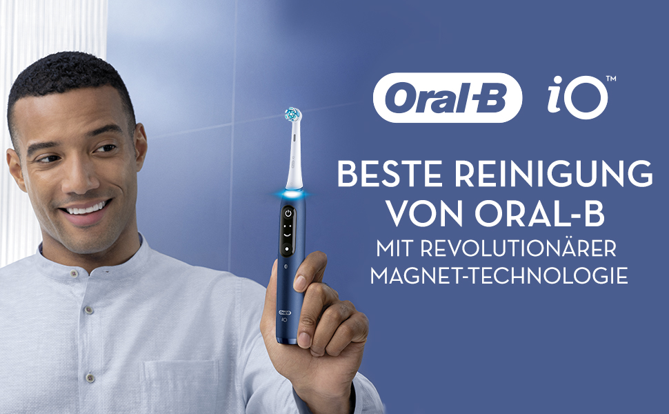Oral-B BESTE REINIGUNG VON ORAL-B MIT REVOLUTIONÄRER MAGNET-TECHNOLOGIE.
