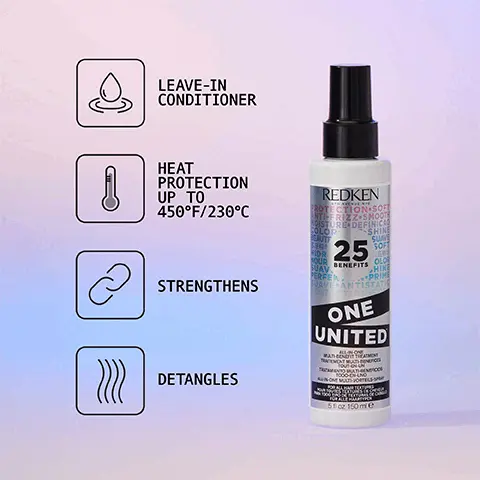 Image 2, leave in conditioner, heat protection, strengthens and detangles. Image 2, formulated for healthy hair with coconut oil and with lactic acid Image 3, Fast drying formula, ultra-fine mist, adds shine and vegan formula. Image 4, Pro tip: for multi-step styles, apply after each step to get maximum hold. Image 5, 5 star rating, I use this hairspray all the time as it is lightweight quick drying and hair has still natural movement- Look Fantastic verified customer review