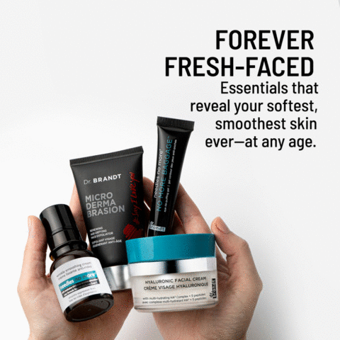  forever fresh-faced essentials that reveal your softest, smoothest skin ever-at any age routine worthy of the top-shelf 1.cleanse 2.exfoliate 3.treat (wrinkles) 4.treat (undereye) 5.moisturize