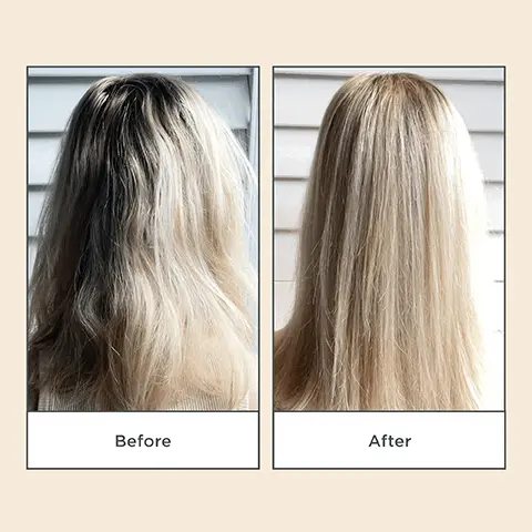 Image 1, before and after. Image 2, ingredients, 2% colloidal oatmeal = naturally calms scalp irritation and inflamation. aloe vera = loaded with soothing vitamins and minerals. green tea extract = delivers antioxidant protection and anti microbial benefits.