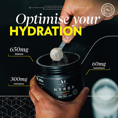 optimise your hydration. 650mg sodium, 300mg potassium, 60mg magnesium