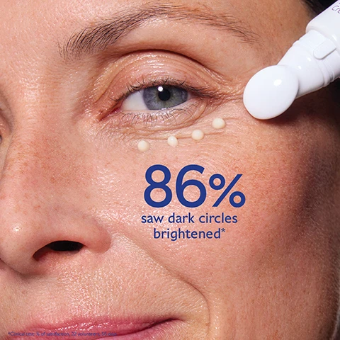 Image 1 - A close-up image of a woman applying a skincare product under her eye, with visible cream dots near her lower eyelid, accompanied by the text 86% saw dark circles brightened.
              Image 2 - A skincare product tube with a cream being dispensed on a surface, surrounded by dark purple grapes, featuring text that reads: Vinifera 62x more effective than vitamin C* Corrects dark/brown dark circles Niacinamide Evens the eye contour Caffeine Corrects blue/purple dark circles.
              Image 3 - The image shows four close-up views of eyes with various types of dark circles labeled as Dark, Brown, Blue, and Purple, with the text Corrects all types of dark circles displayed at the top.
              Image 4 - A tube of eye cream with a ceramic applicator tip showing a dollop of cream on top, with text stating Cooling and draining ceramic tip, Maximises the effect on dark circles, and Visibly awakens the eyes.
              Image 5 - Image shows a side-by-side comparison of a persons eyes before and after using Vinoperfect Eye Cream for 56 days, with the left showing darker circles and the right showing brighter skin; there is visible text stating 86% saw dark circles brightened and Untouched results after using Vinoperfect Eye Cream 2X a day for 2 months.
              Image 6 - Image shows three tubes of eye cream labeled Premier Cru, Resveratrol-Lift, and Vinoperfect against a light blue background, with the question Which Eye Cream suits your eye contour? above them; visible text also includes Puffiness, dark circles, wrinkles for Premier Cru, Anti-puffiness, eyelid-firming for Resveratrol-Lift, and All types of dark circles for Vinoperfect.
              Image 7 - A display of several skincare products from Caudalie, including a concentrated brightening glycolic essence, brightening eye cream, glycolic peel mask, brightening micropeel foam, brightening dark spot serum, dark spot niacinamide moisturizer, and dark spot correcting night cream, with their names and descriptions visible.