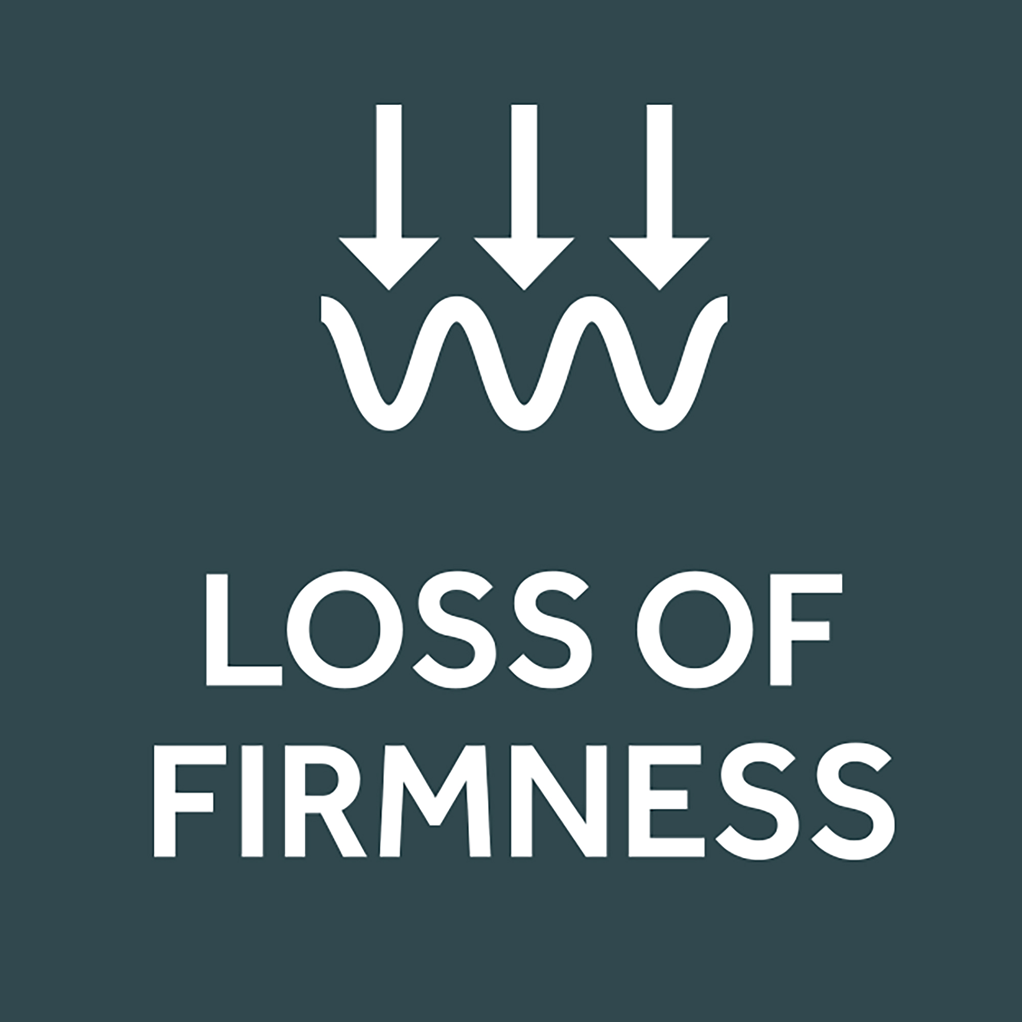 Loss of firmness.