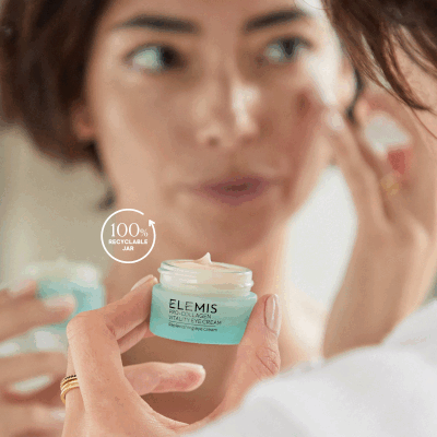 100% recyclable jar. reduces the appearance of: dark circles, fine lines, crow's feet. Ultra-lightweight, layers well under make-up, non-greasy