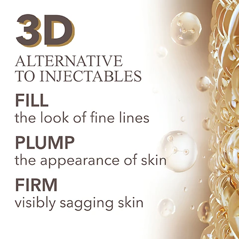 Image 1, 3D alternative to injectables. fill the look of fine lines, plump the appearance of skin. firm visibly sagging skin. Image 2, before and after 1 week. clinically proven to visibly fill the look of fine lines. Image 3, clinical proof. 91% saw firmer skin and felt skin was plumped and hydrated. 94% showed immediate skin barrier improvement. 04% saw more glowing, better looking skin *after 4 weeks. Image 4, cushiony gel serum. Image 5, before and after 2 weeks, clinically proven to visibly fill the look of fine lines. Image 6, before and after 4 weeks, clinically proven to repair the skin barrier and visibly reduce redness. Image 7, how to layer your skin care. 1 = cleanse, 2 = peel, 3 = serum, 4 = moisturizer, 5 = sunscreen. Image 8, find your serum. derminfisions fill and repair serum, recommended use = morning and or night. targets wrinkles and fine lines, firms, reduce redness, plump. vitamin c lactic 15% vitamin c firm and bright serum, recommended use in the morning, target wrinkles and fine lines, firm and brighten. advanced retinol and ferulic overnight wrinkle treatment, recommended usage at night, target wrinkles and fine lines, firm. advanced retinol and ferulic texture renewal serum, recommended usage morning or night, target wrinkles and fine lines, smooth texture.